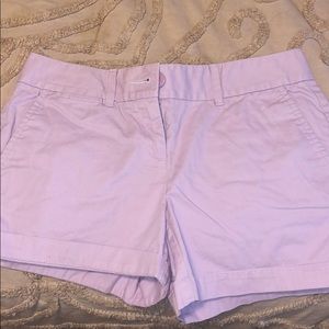 loft light purple shorts